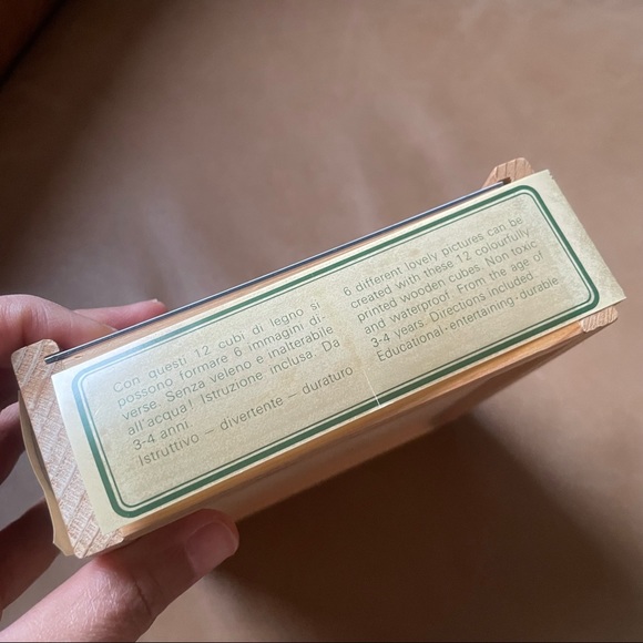 Vintage Klötzli puzzle Switzerland Hansel Gretel Atelier Fischer cube 6 in 1 - Picture 8 of 10